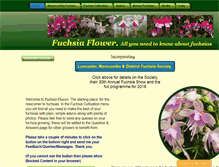 Tablet Screenshot of fuchsiaflower.co.uk